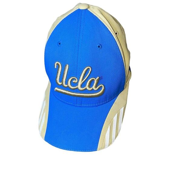 UCLA Bruins Hat Cap Fitted Adidas Flexfit University Of California Blue white - Picture 2 of 5